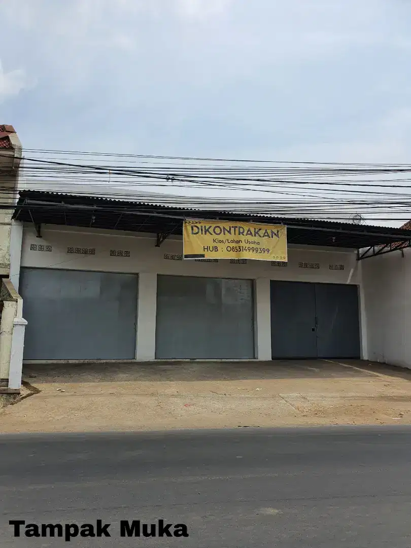 Jual / sewa kios ruko lahan majalaya
