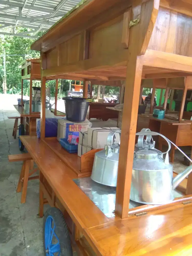 Gerobak angkringan gratis kirim