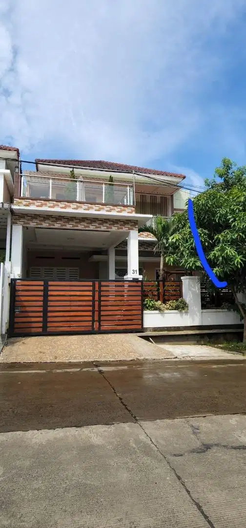 Rumah fully furnished di boulevard nusa indah residence tanah baru