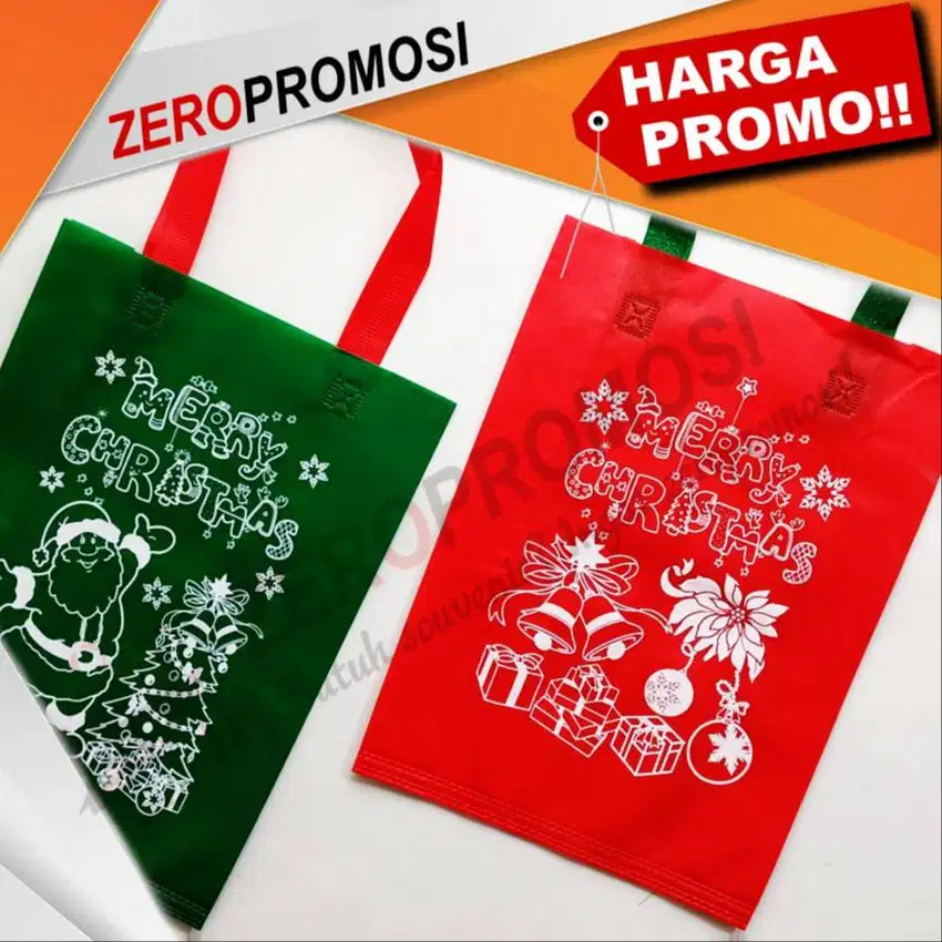 Souvenir Tas Natal Merry Christmas Edition Murah Ukuran Eco M