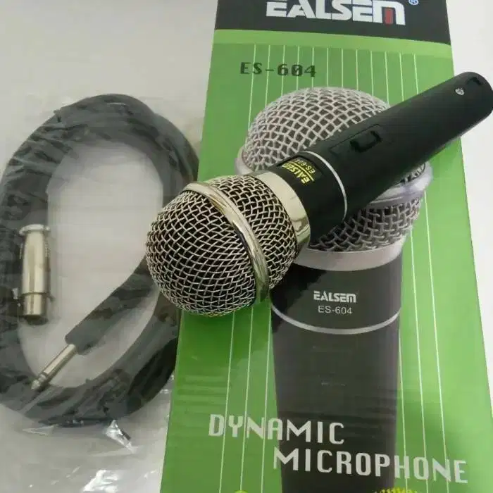 Mic Mikrofon microphone kabel Ealsem Es604