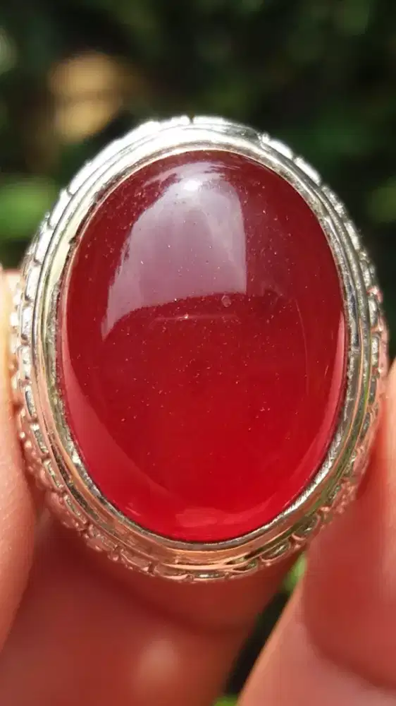 Jual Batu Cincin Red Baron Crystal Good Condition