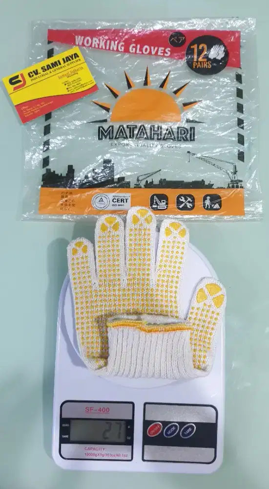 Sarung Tangan Bintik MATAHARI