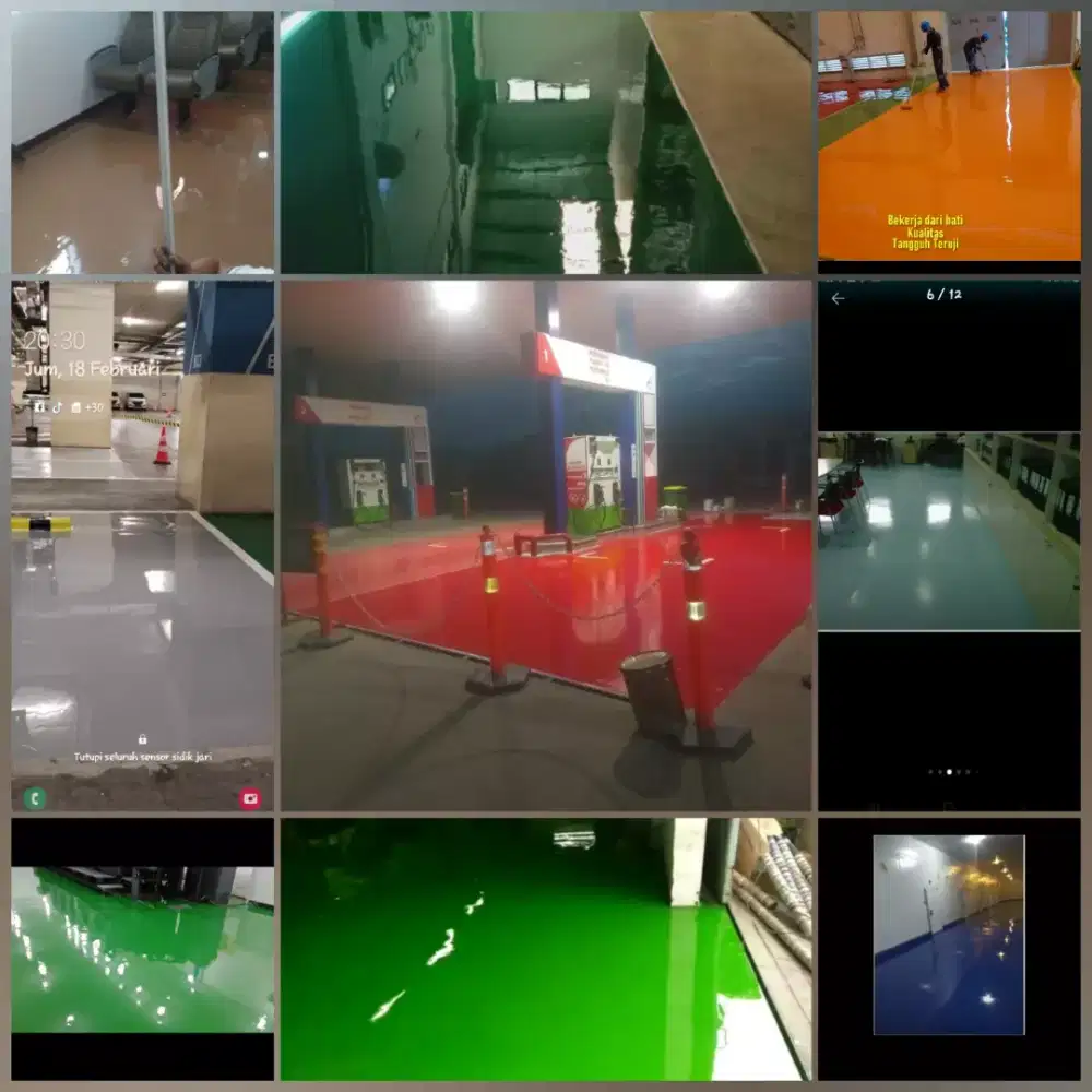 Painting Floor buat Garasi,gudang,ruang genset,ruang pompa,Roof top