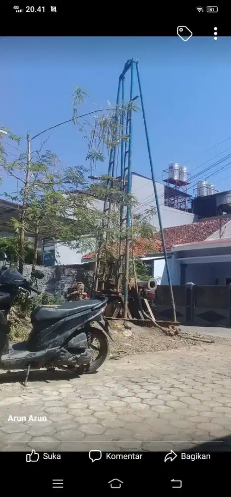 Jasa pembuatan sumur bor atau bor Pell