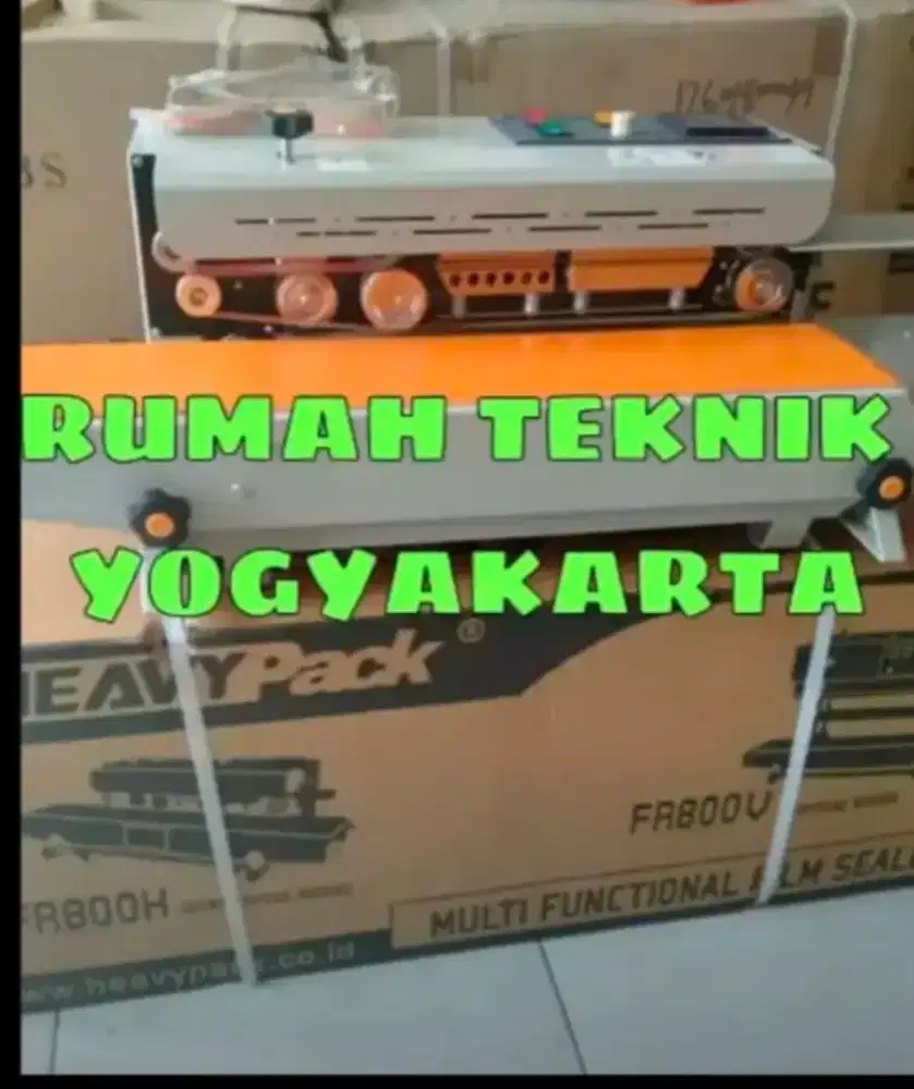 (RUMAH TEKNIK JOGJA)Sealer Band Contibuous berjalan otomatis