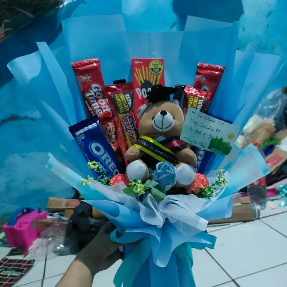 Buket wisuda lucu