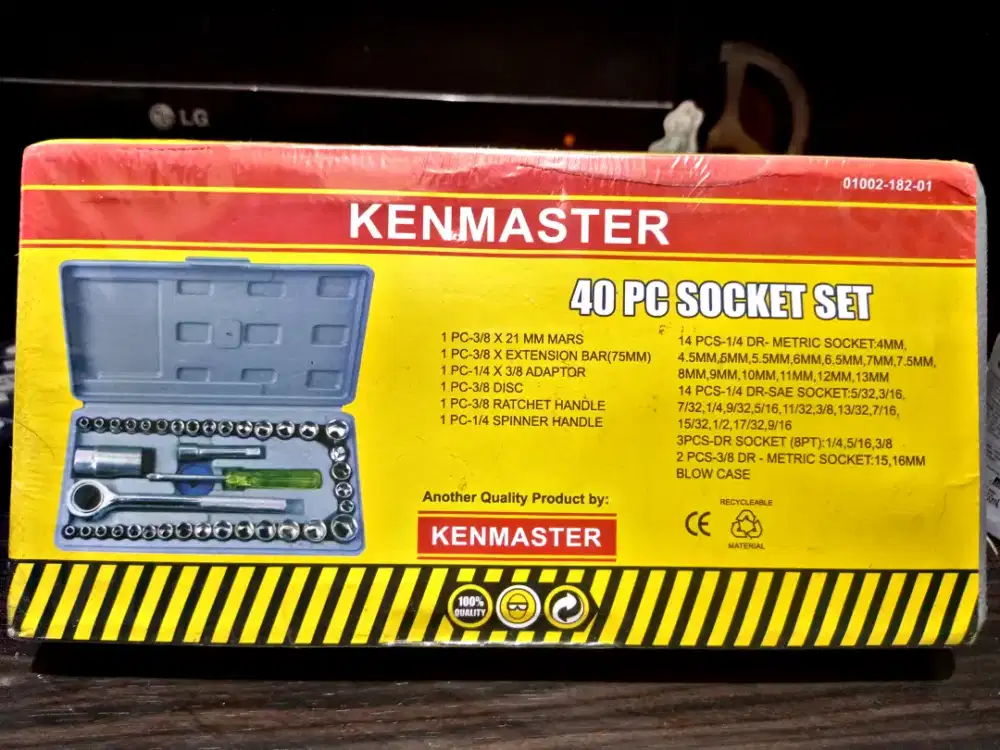 Kunci Soket Kenmaster 40pcs