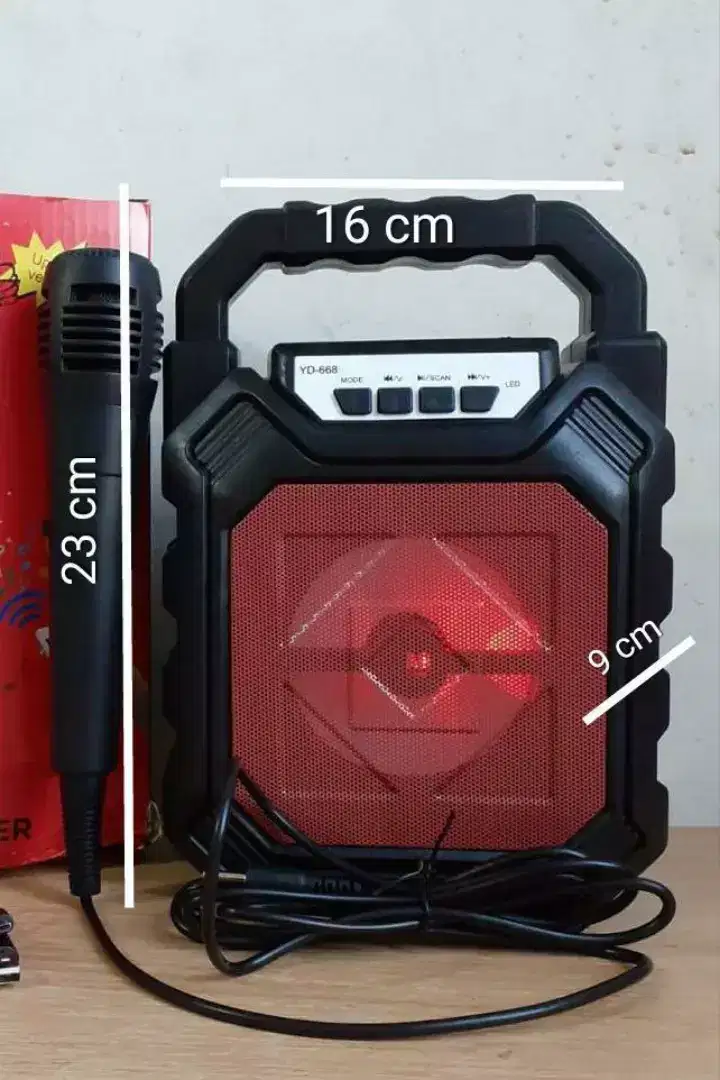 Speaker ada duduk handphone plus mic
