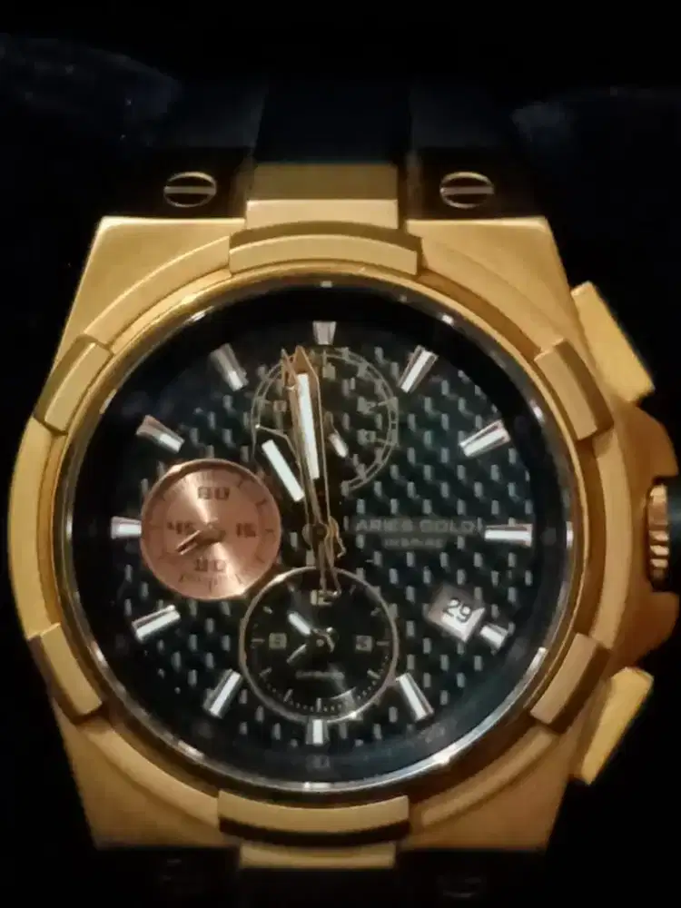 Jam Tangan ORIGINAL ARIES GOLD CHRONO G-7312-S