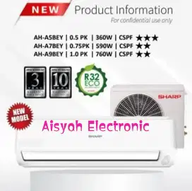 AC SHARP 1/2 PK GARUDA SERIES SUPER MURAH