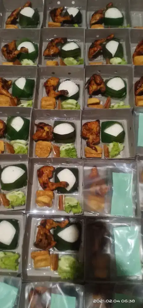 Paket Nasi kotak Spesial Ayam bakar nasi box bekasi Jakarta