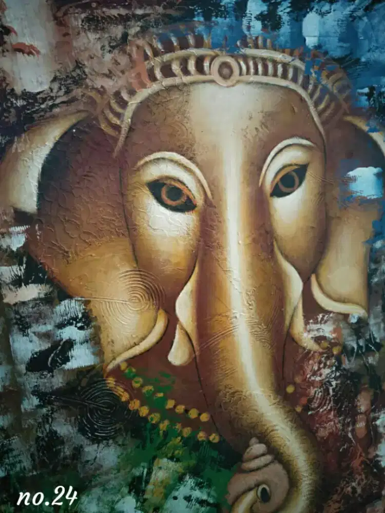 Lukisan canvas cat minyak