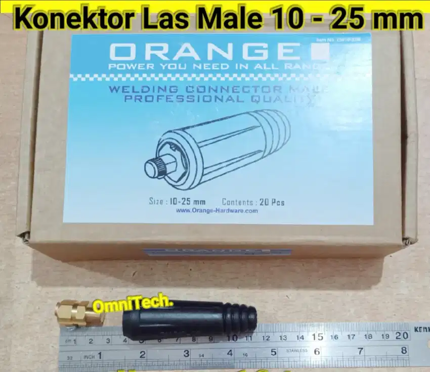 Connector Konektor Mesin Kabel Las Welding Male 10-25 Female 10 - 25
