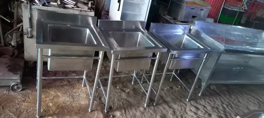 Single sink / wastafel tempat cucian piring