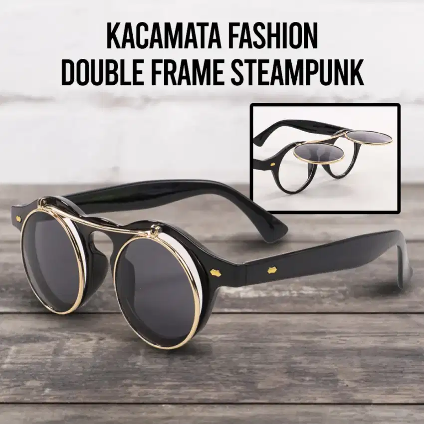 Molinya kecamatan fashion double frame steampunk