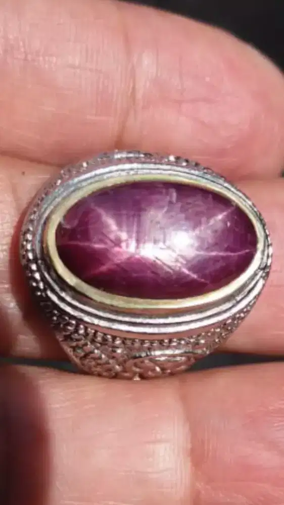 Jual Batu Cincin Ruby Star Pigeon Bagus sekali