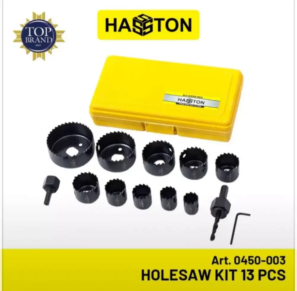 Hole saw kit 13 pcs HASSTON