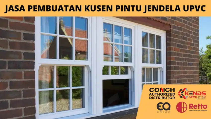 harga kusen upvc ukuran  jawa timur