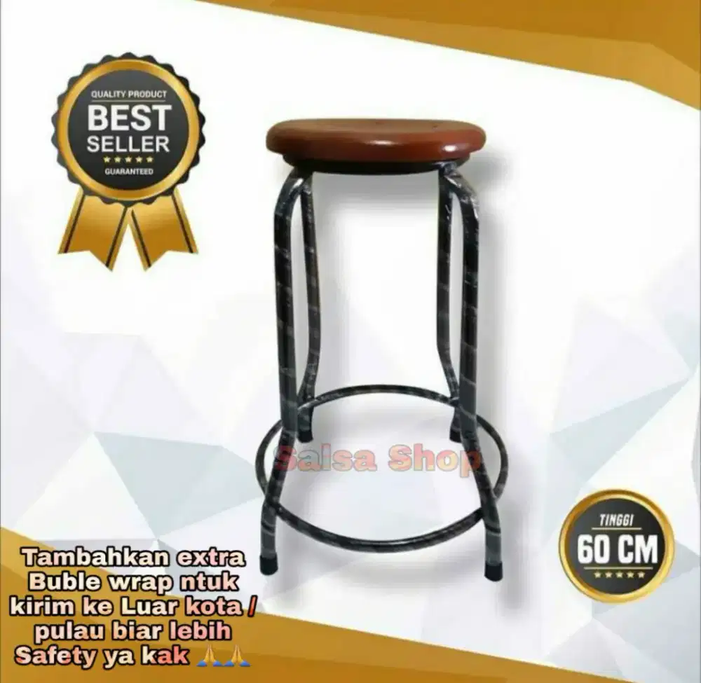 kursi baso kursi cafe kursi kafe kursi kayu multifungsi T 60cm