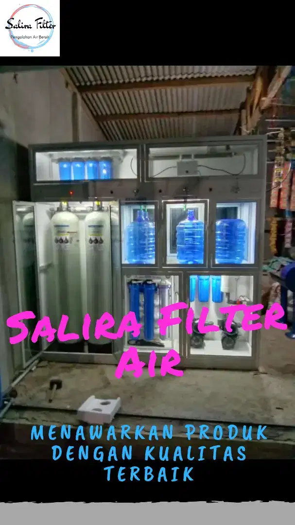 Depot air minum isi ulang REVERSE ORMOSIS (RO)
