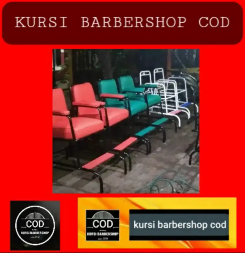 Kursi cukur pangkas potong barber barbershop. Bogor