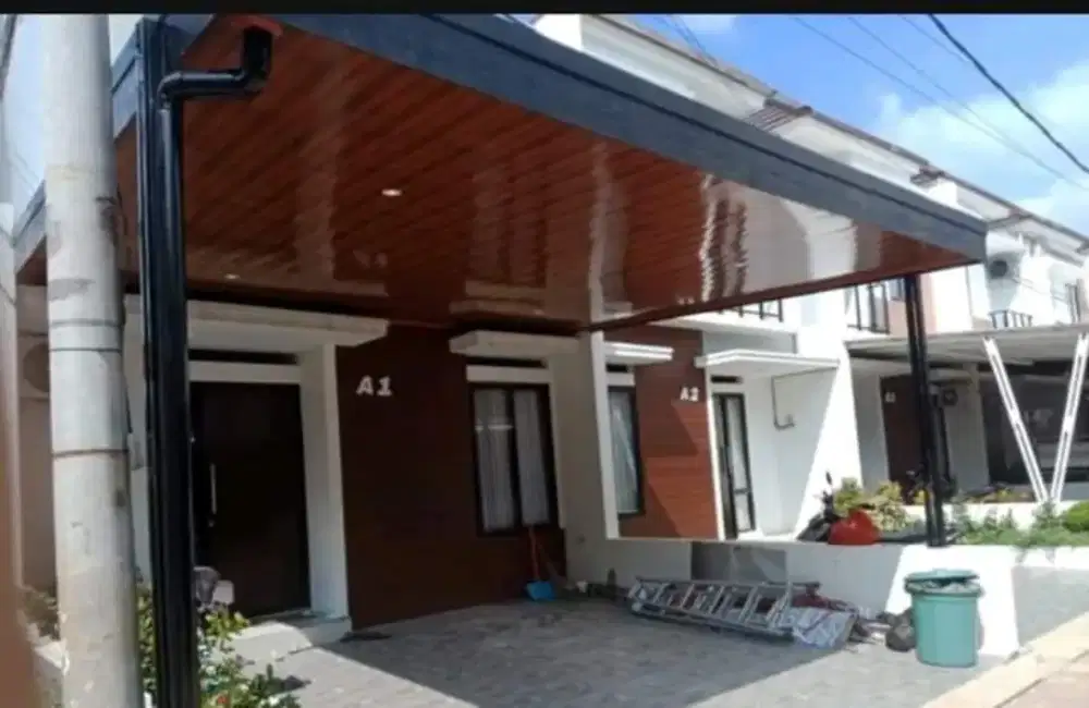 Kanopi baja ringan atap alderon RS+plafon PVC 7765