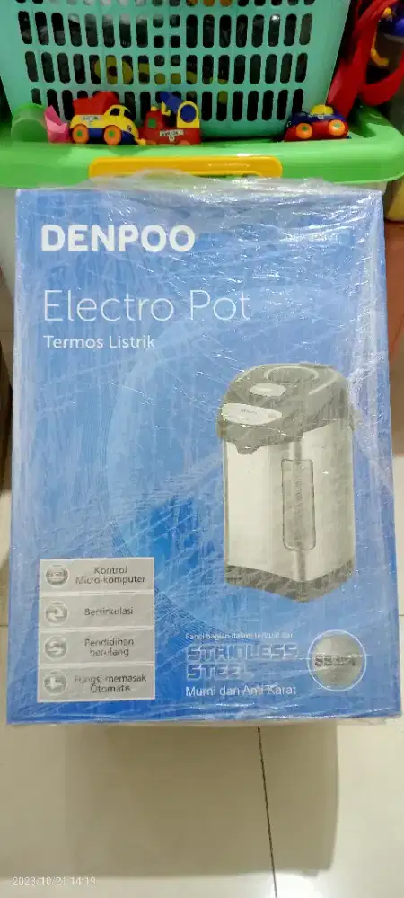 DENPOO TERMOS LISTRIK BARU 100% SS 304