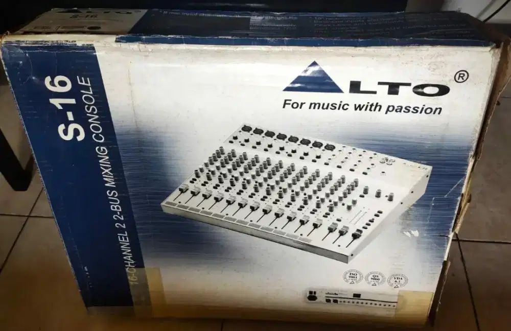 Dijual Alto S-16 Mixing Console.