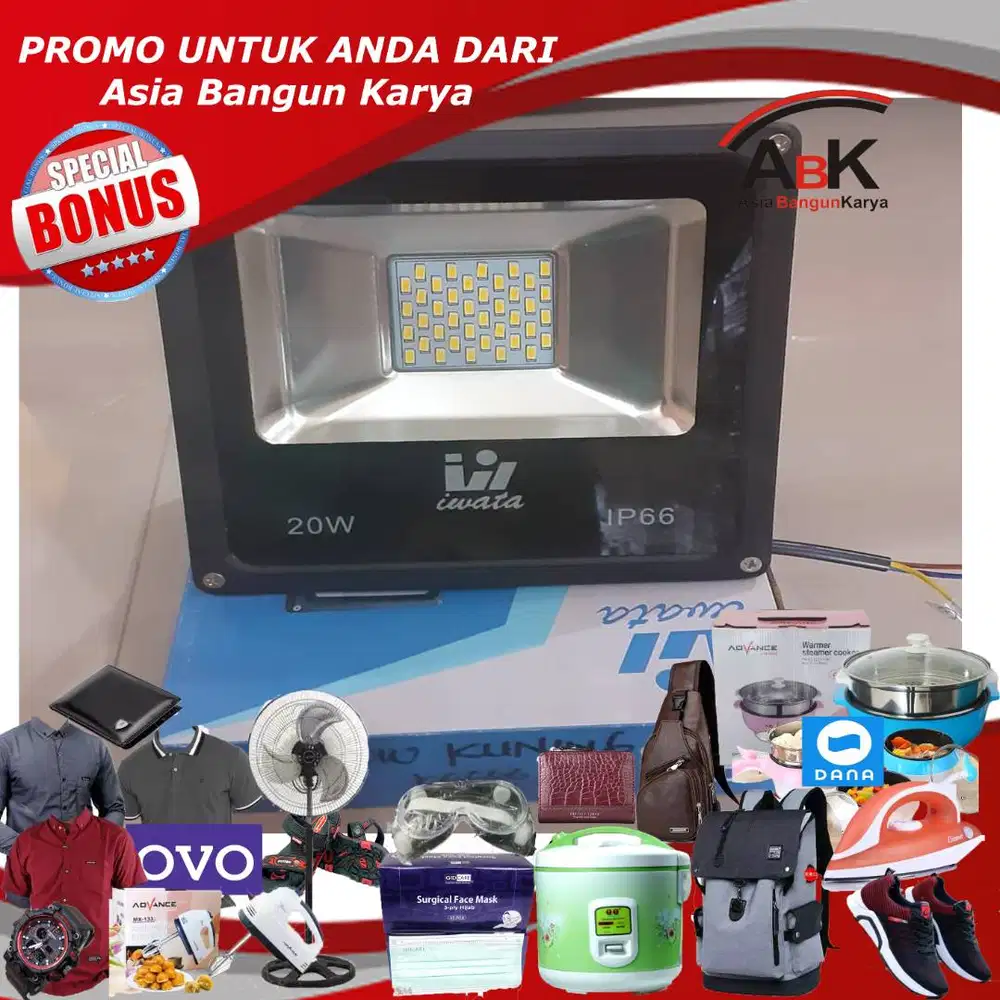 PROMO Lampu Taman, Lampu Rumah, Lampu Jalan, Lampu Hias IWATA
