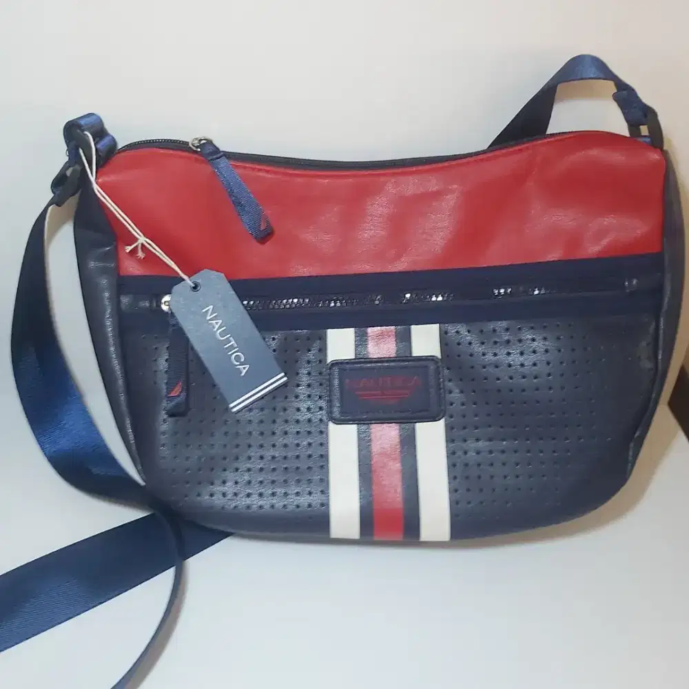 Nautica Venture Cup Hobo Indigo Bag