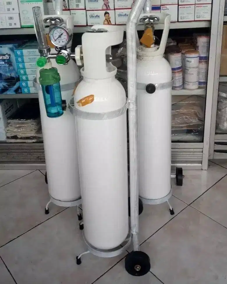 tabung oksigen baru lengkap