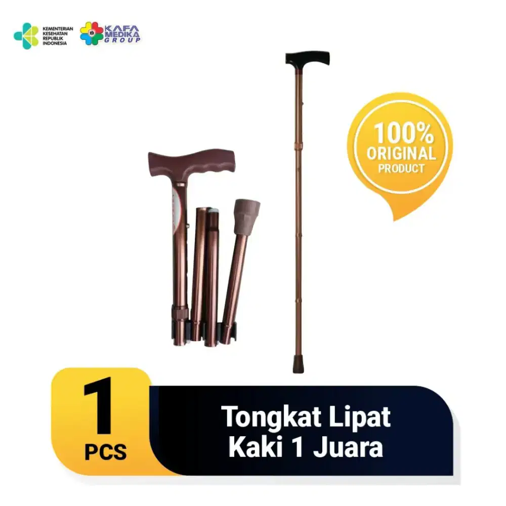 Tongkat lipat mudah dibawa pergi