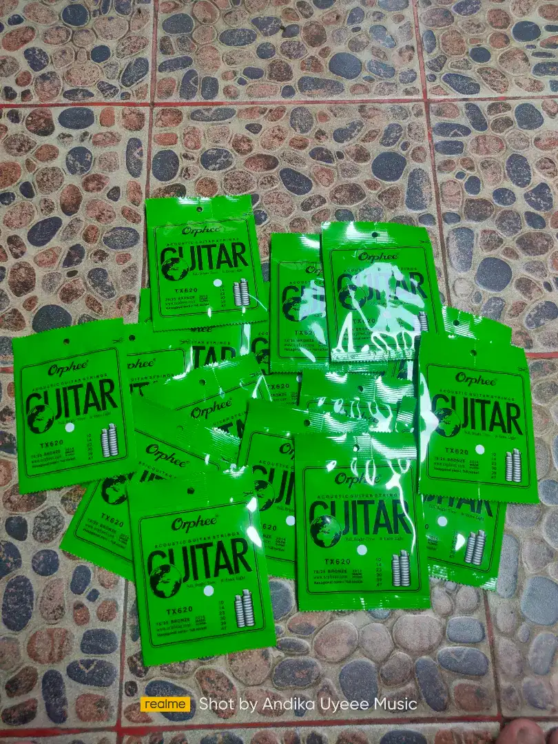 Senar Gitar Akustik Merk Orphee Ukuran 0.10 Packing Lokasi Depok !!!