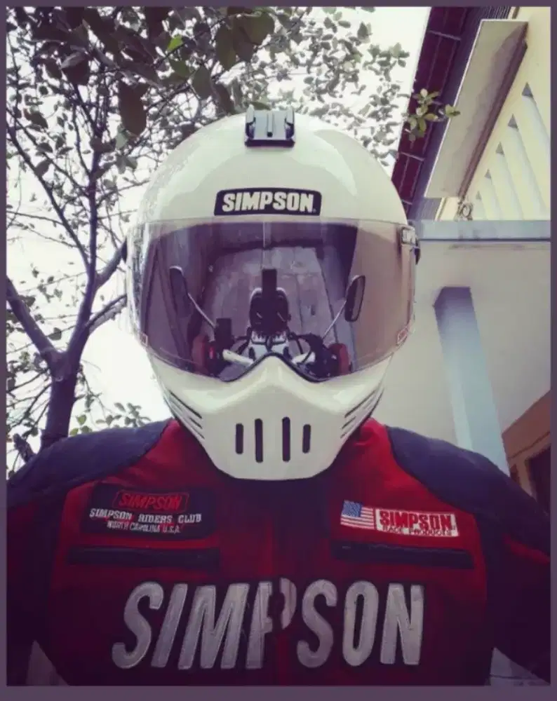 Kaca helm visor arai xlite alpinestar simpson jaket original