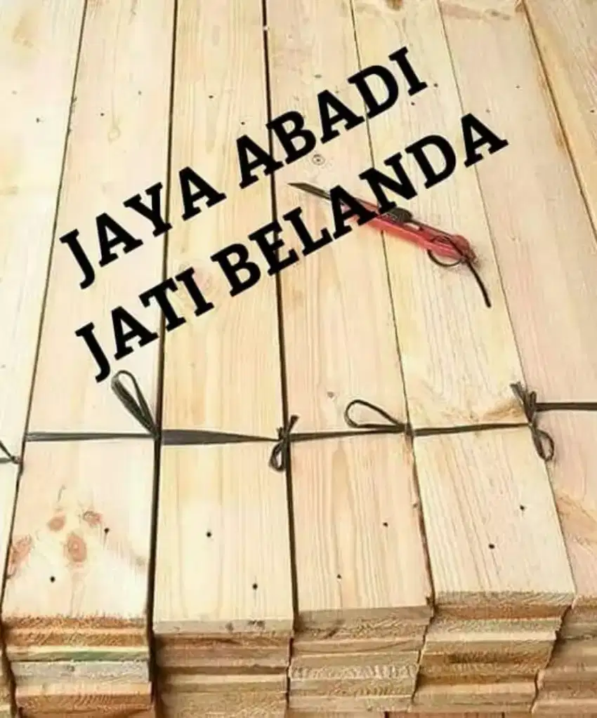 Kayu List Jati Belanda 1.5x3x110cm