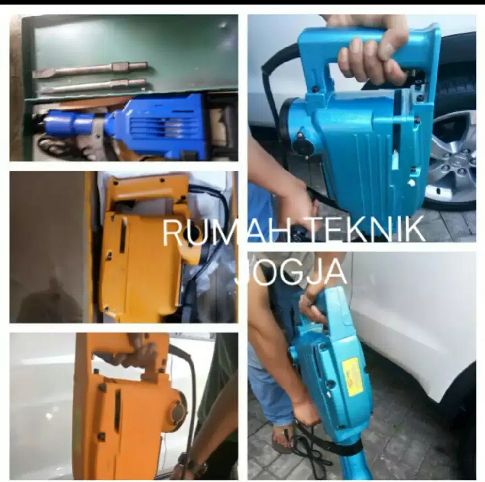 (RUMAH TEKNIK JOGJA) mesin jack hammer, bor bobok beton,aspal