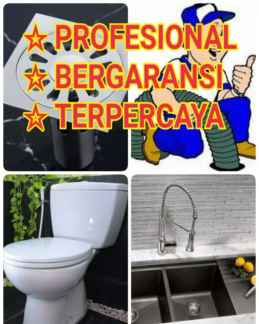 Ahli Sedot WC Toilet Tersumbat & Pipa Wastafel, got, keran Mampet