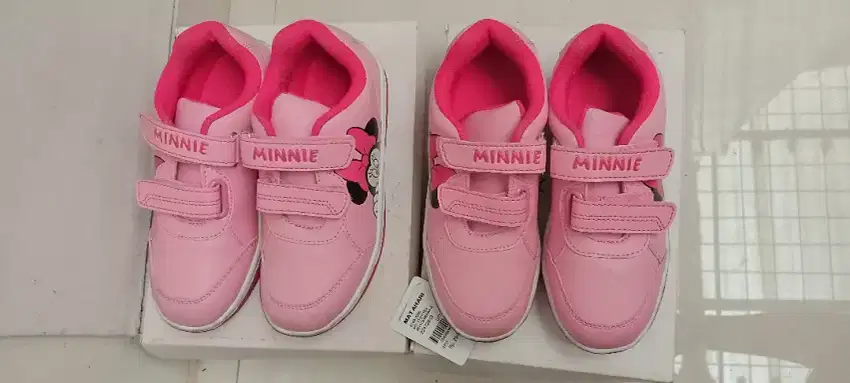 Sepatu anak perempuan cewek pink Minnie no 29