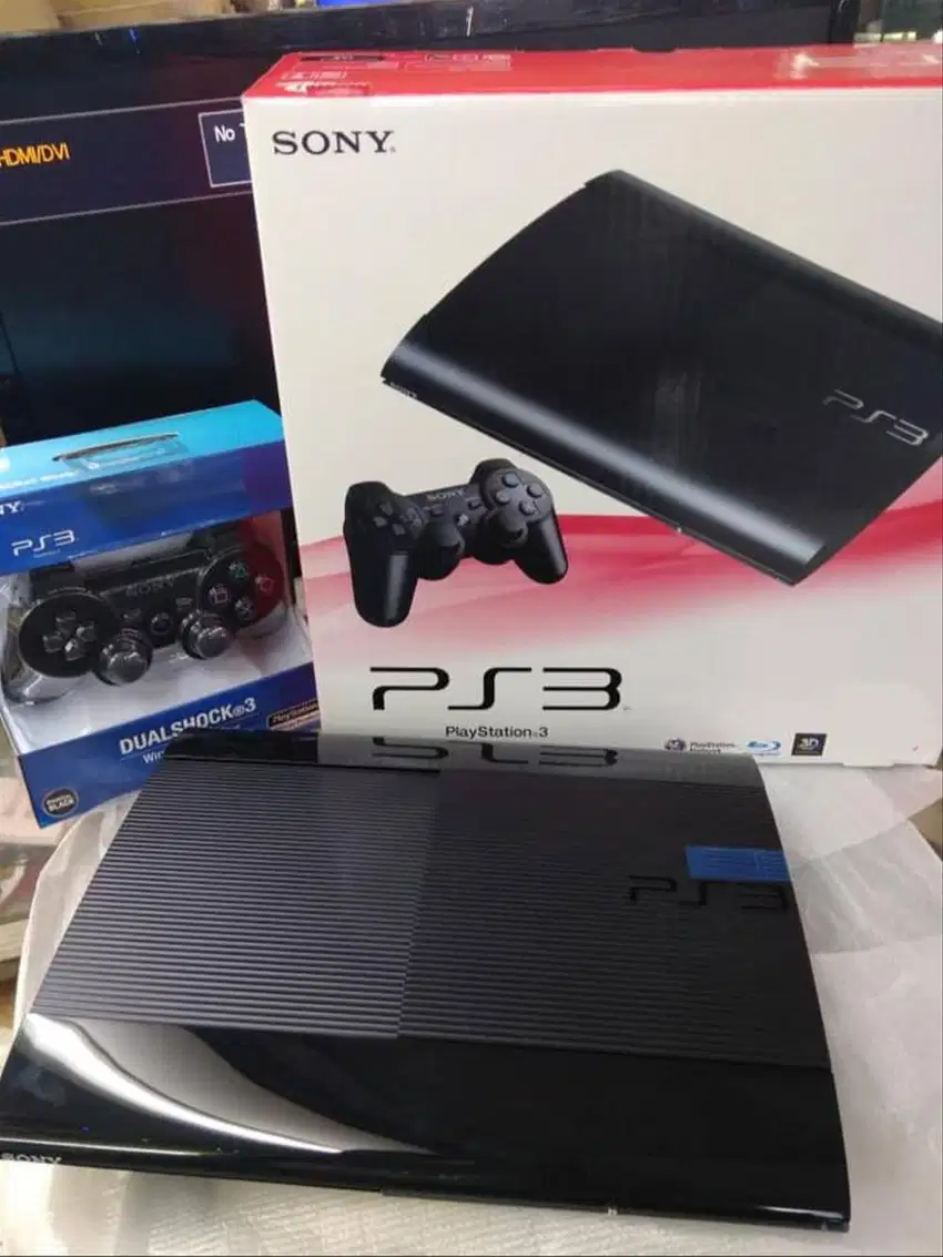 PS3 Super Slim 250GB Isi Games Bisa Request