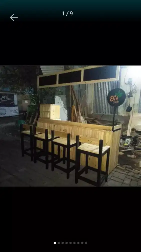 Meja bar bhn kyu jati belanda harg itugn permetr  mint lasung hubungin