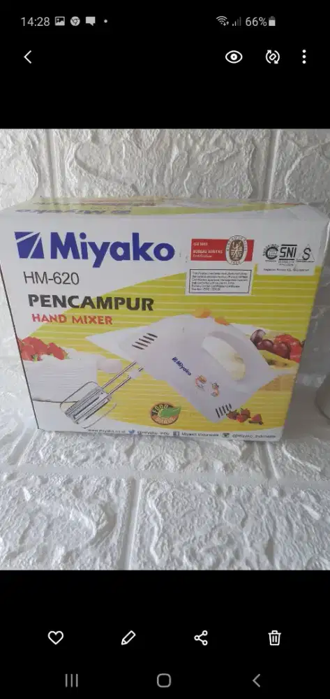 Mixer Tangan Miyako