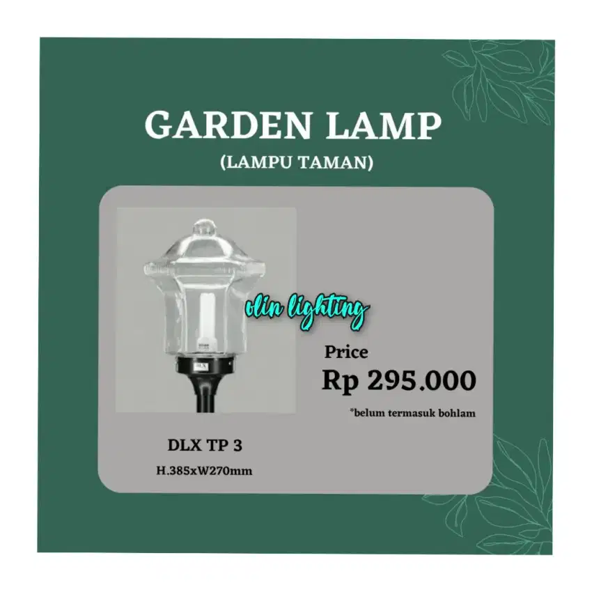 lampu taman promo