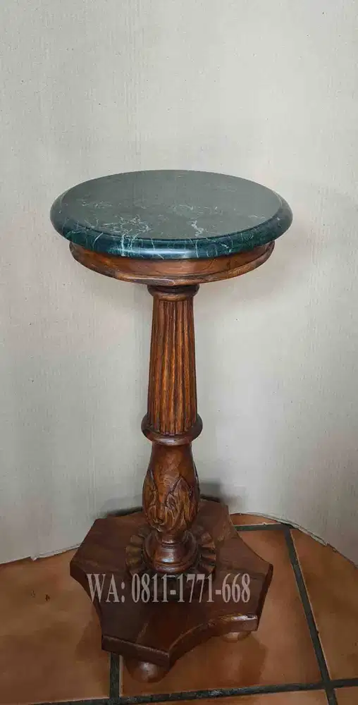 Table lamp marmer hijau dm 30cm