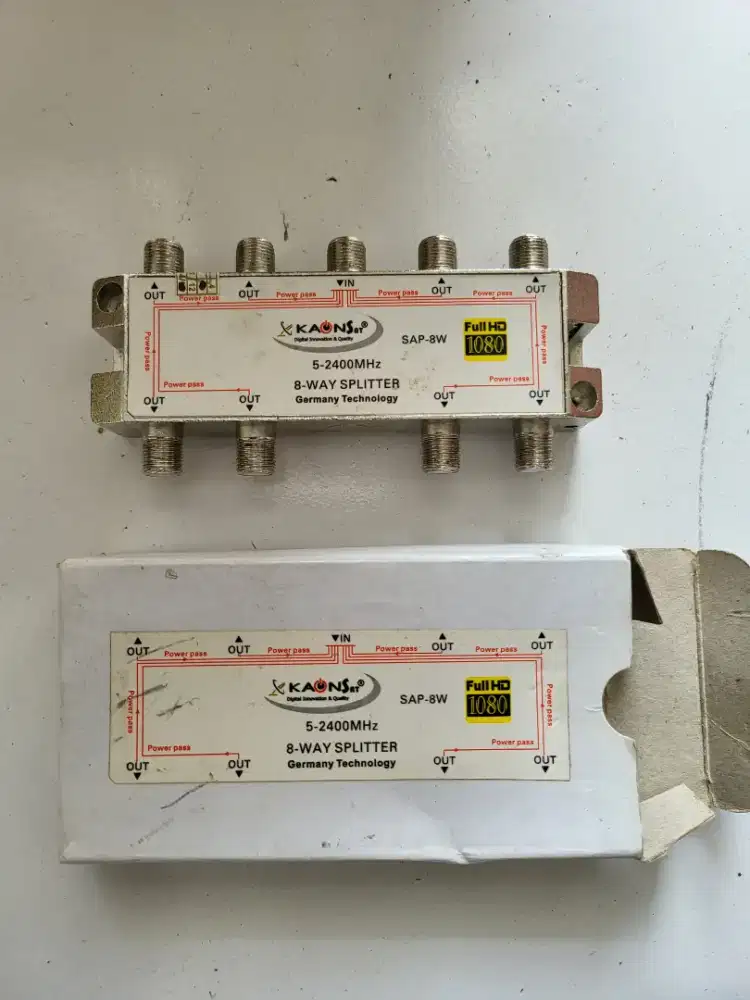 8 way splitter full HD germany technology