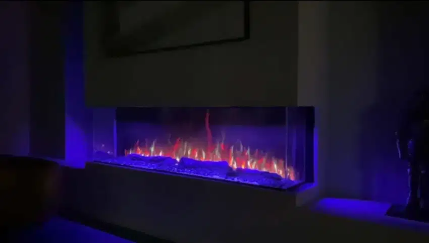 Fireplace lampu api dekorasi