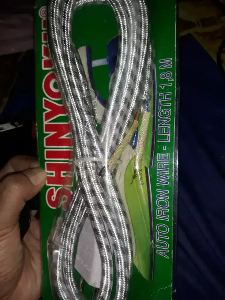 Kabel Pengganti Setrikaan / Setrika Merek Shinyoku Panjang 1,8 m