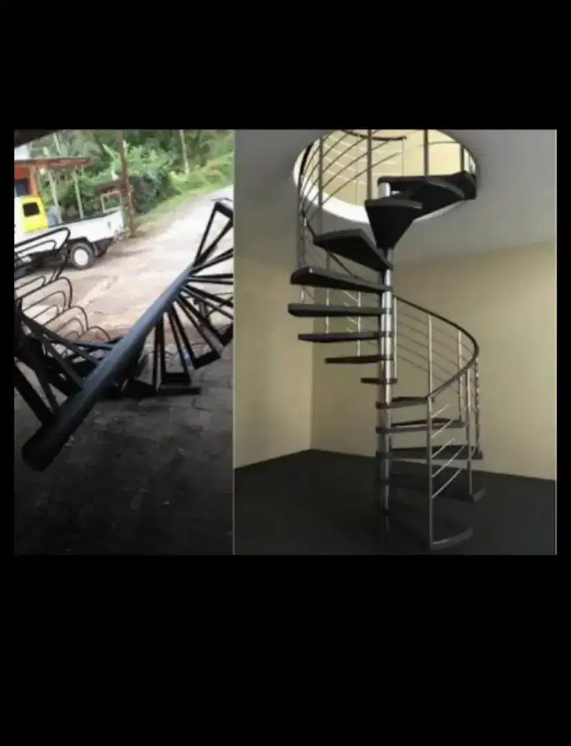 Tangga putar,minimalis mewah dan bergaransi