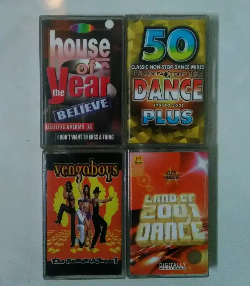 KASET PITA DISCO DANCE TOP HITS (BELI 5 FREE 1/COLLECTOR ONLY)