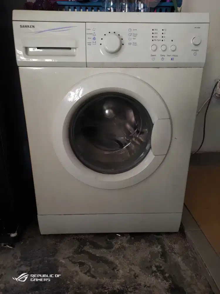 Mesin Cuci Sanken Front Loading Murah Jual Apa Adanya
